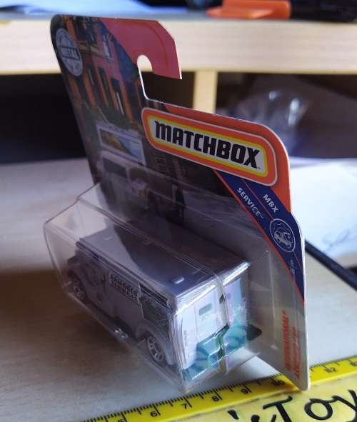 2018 Matchbox ~ 23/125 International  Armored Car ~ Mint on Short card