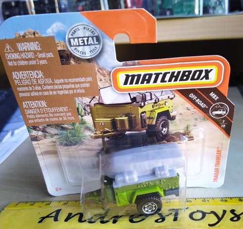 2018 Matchbox ~ 94/125 Trailer Trawler ~ Mint on Short card