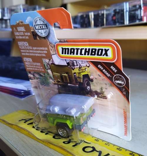 2018 Matchbox ~ 94/125 Trailer Trawler ~ Mint on Short card