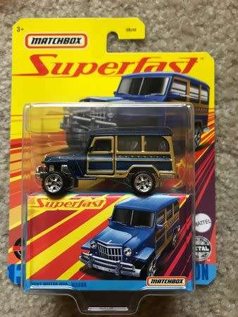 Matchbox Superfast 2020 #13 1962 Willys Jeep Wagonr ~ Mint on card with Display Box