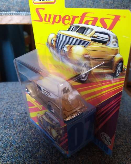 Matchbox Superfast 2019 #07 1936 Ford Sedan Custom ~ Mint on card with Display Box