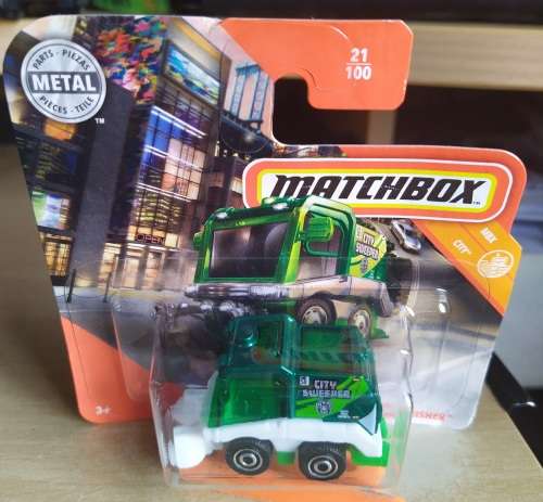 2019 Matchbox ~ 21/100 MBX Mini Street Swisher ~ Mint on Short card