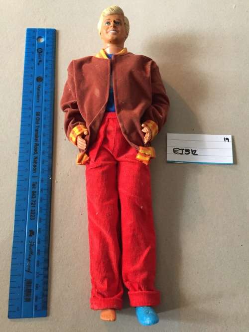 Barbie - Ken in red and brown clothes