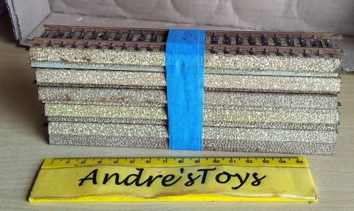 Model train ~ Marklin ~ HO ~ M Track ~ Straights (10)