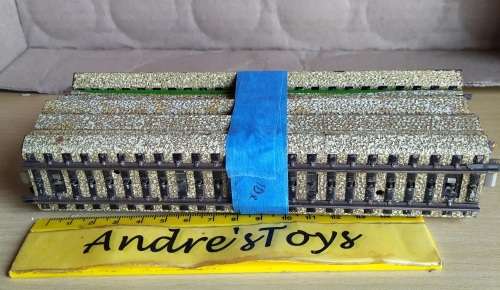 Model train ~ Marklin ~ HO ~ M Track ~ Straights (10)