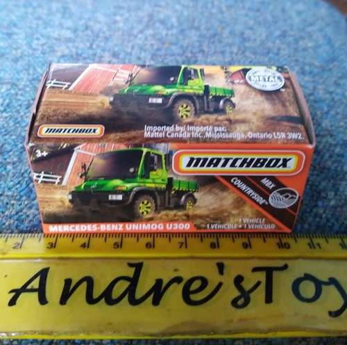 2019 MATCHBOX ~ "Power Grab"  No 97/100 ~ Mercedes Benz Unimog U300 ~ Mint in Sealed Box
