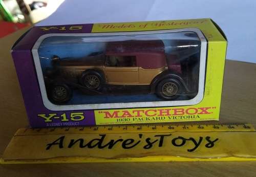 Matchbox Models of Yesteryear ~ Y15 1930 Pachard Victoria ~ Boxed