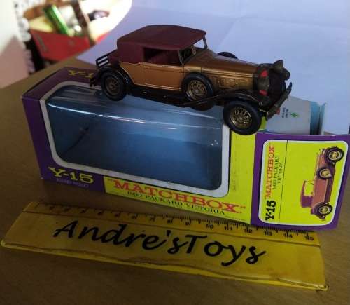 Matchbox Models of Yesteryear ~ Y15 1930 Pachard Victoria ~ Boxed