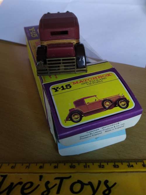 Matchbox Models of Yesteryear ~ Y15 1930 Pachard Victoria ~ Boxed