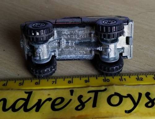 Hot Wheels ~ Blazer 4 X 4~ Loose ~ Made in malaysia