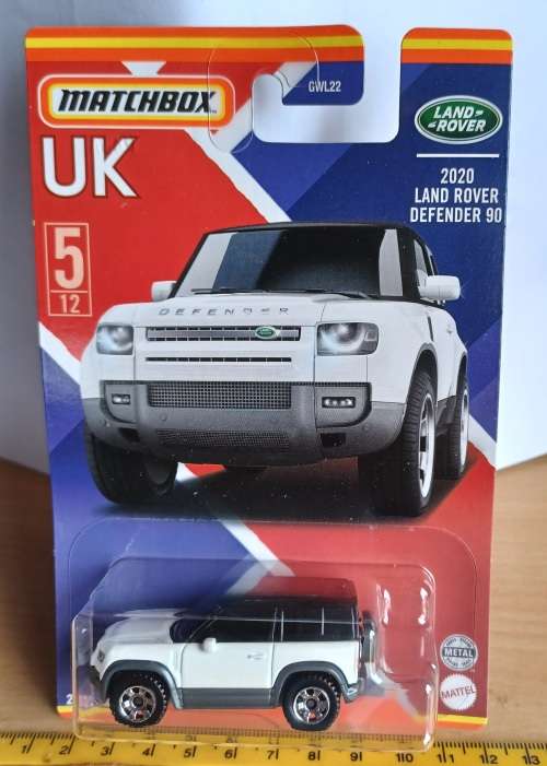 2021 Matchbox ~ UK ~ No5/12 2020 Land Rover defender 90 ~ Mint  on Long card
