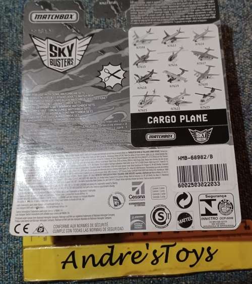 2008 Matchbox Skybuster Cargo Plane ~ Mint on card