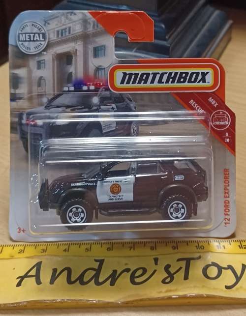 2018 Matchbox ~58/10012 Ford Explorer ~ Mint on Short card