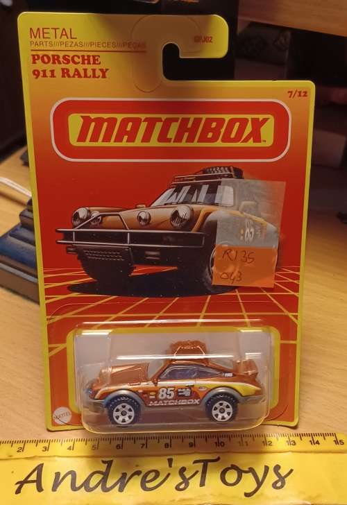 2020 Matchbox Retro ~  No7/12 Porsche 911 Rally ~ on long Card