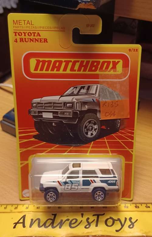 2020 Matchbox Retro ~  No9/12 Toyota 4 Runner ~ on long Card