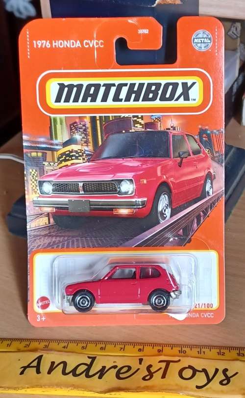 2021 Matchbox ~  21/100 1976 Honda CVCC ~ Mint on Long card