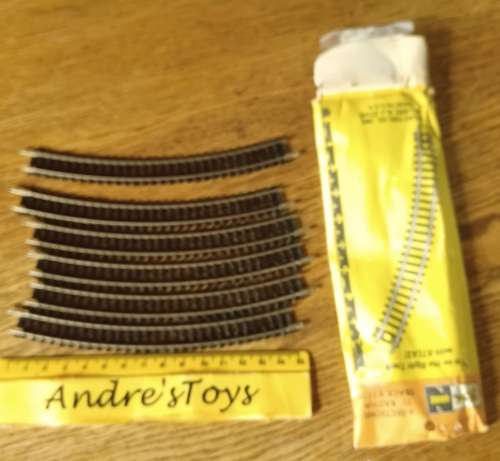 Atlas N Gauge 6-Sections 19` Radius Track #2526 open packet