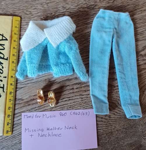 Vintage Mattel Barbie_ Mood For Music #940 19624/63