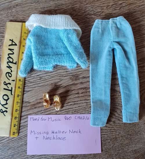 Vintage Mattel Barbie_ Mood For Music #940 19624/63