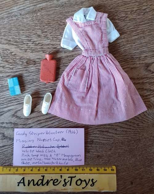 Vintage Mattel Barbie_ Candy Striper Volunteer 1964