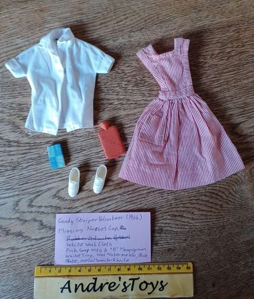 Vintage Mattel Barbie_ Candy Striper Volunteer 1964
