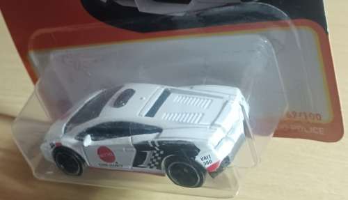 2021 Matchbox ~ #69/100 MBX Lamborghini Gallardo Police ~ Short card