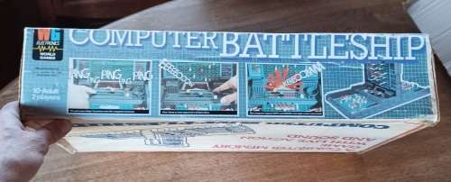 Vintage 1977 MB Games Computer Battleship Boxed see description