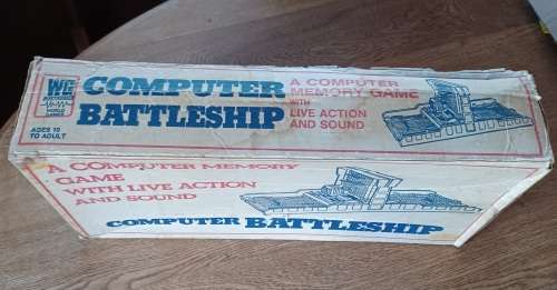 Vintage 1977 MB Games Computer Battleship Boxed see description