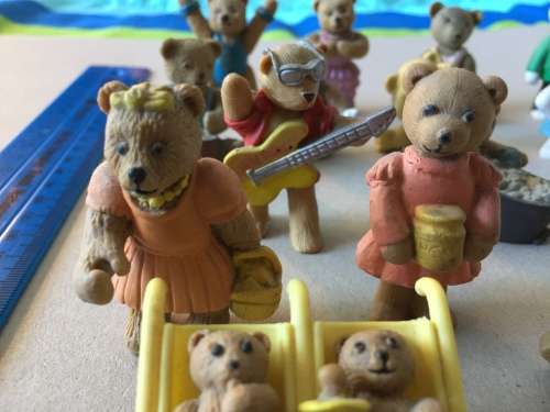 Teddy in My Pocket, Vintage, a Classic Toy lot