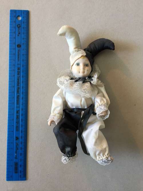 porcelain clown Vintage, and Classic Toy