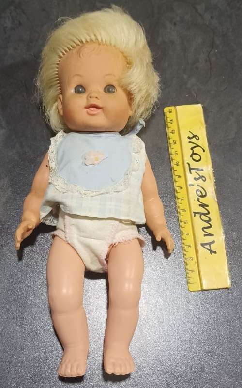 Blond hair baby girl -  doll