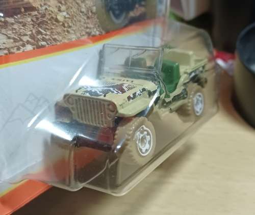 2021 Matchbox ~ 50/100 `1948 Willys Jeep ~ Mint on Short card