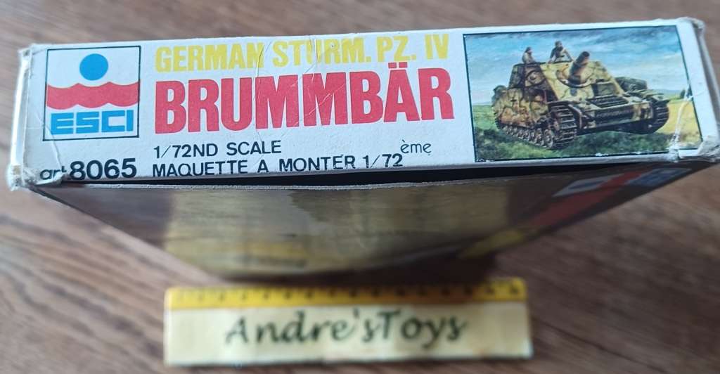 ESCI ~  Model Kit ~ German Sturn. PZ. IV Burummbar ~ Scale 1:72
