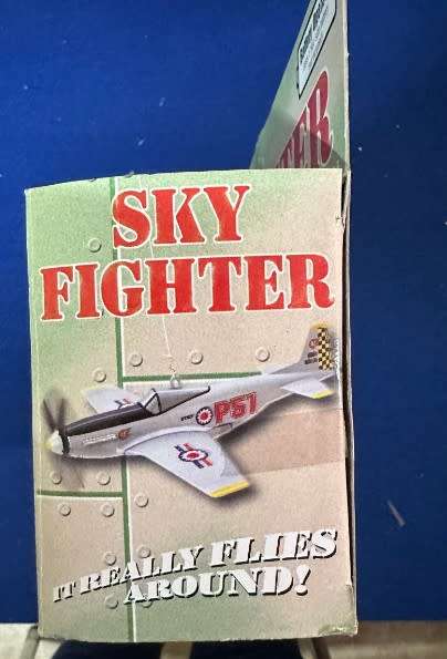 1997 D.Y.TOY ~  Sky Fighter ~ No1077 High Flying Action ~ 1977 ~ Battery Operated
