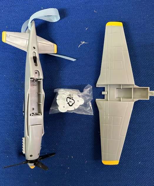 1997 D.Y.TOY ~  Sky Fighter ~ No1077 High Flying Action ~ 1977 ~ Battery Operated