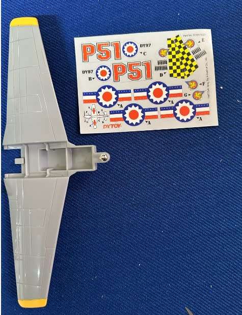 1997 D.Y.TOY ~  Sky Fighter ~ No1077 High Flying Action ~ 1977 ~ Battery Operated