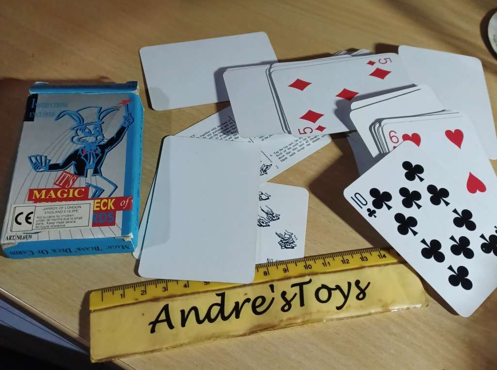 Vintage Playing cards ~ Magic `Blank` Deck of Cards