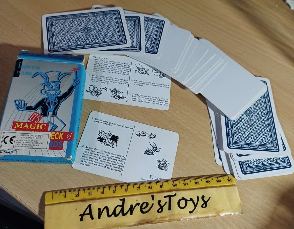 Vintage Playing cards ~ Magic `Blank` Deck of Cards