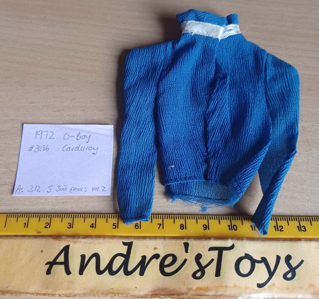 Vintage Barbie - 1972 #3486 O-Boy Corduroy