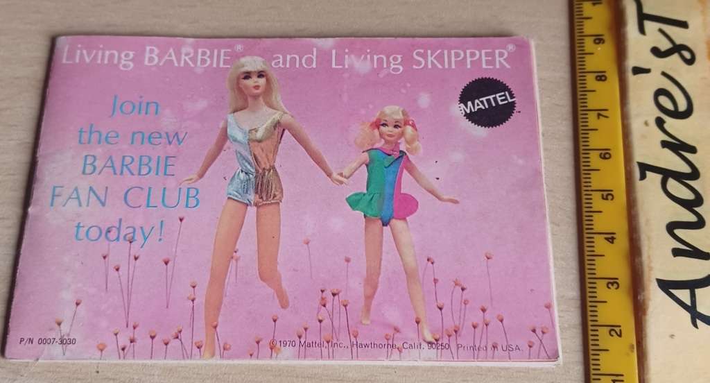 Vintage Barbie - `Catalog` Living Barbie and Living Skipper