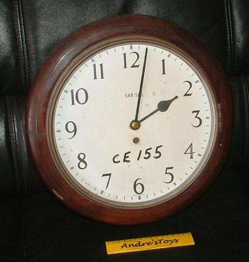 S.A.R Memorablilia. Waiting Room Clock CE155