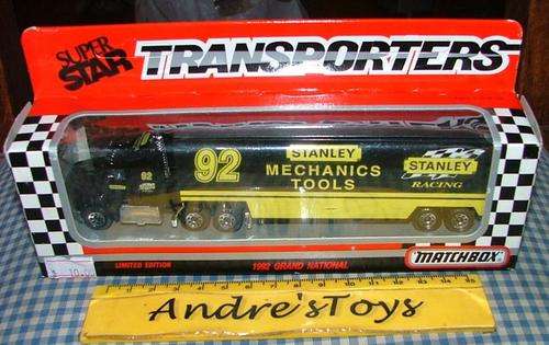 Matchbox Superstar ~ Transporters ~ CY109 Stanley MechanicsTools 92 ~ MIB