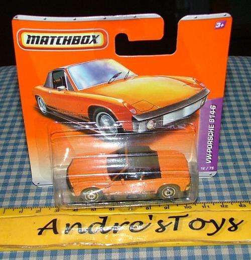 2010 Matchbox ~ No16 of 75 VW Porsche 914-6 ~ Mint on short card