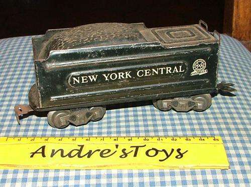 Model Train ~ Mainline O Gauge ~ coal tender ~ tin Plate ~ New York Central