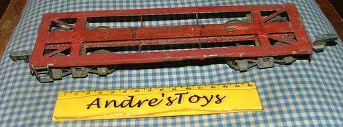 Model Train ~ O Gauge brass bogie Flat wagon