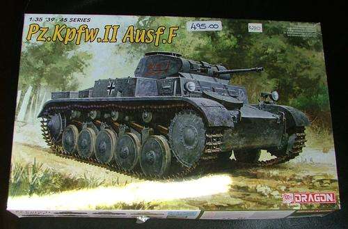 Dragon ~  PZ.KPFW.II Ausf,F ~  1:35 Scale ~ Sealed in Box