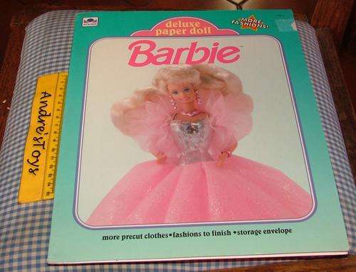 Golden ~ More Fashions ~ Deluxe paper Doll ~ Barbie ~ 1690-2