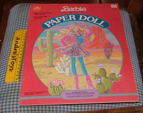 Golden ~ Barbie ~ Pper Doll ~ 1990