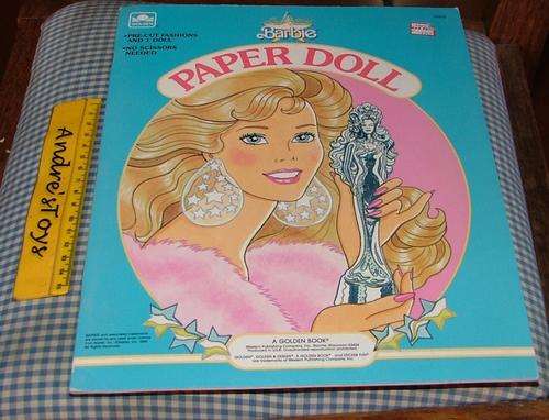 Golden ~ More Fashions ~ Deluxe paper Doll ~ Barbie ~ 1537-2