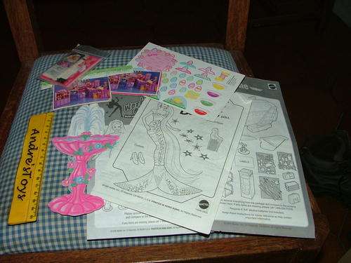 Barbie ~ Paper lot ~ mixed bits and pieces